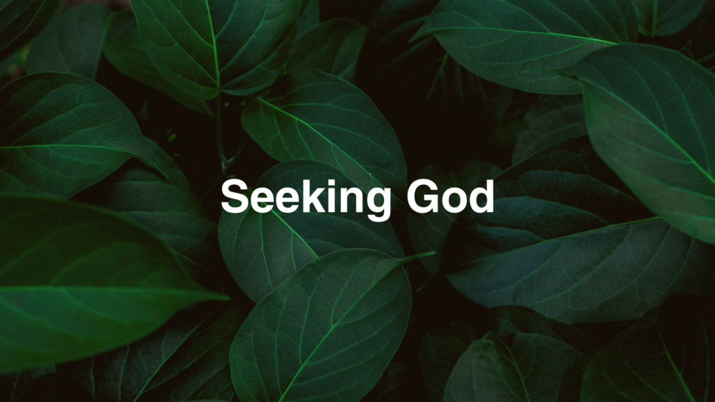 Seeking God