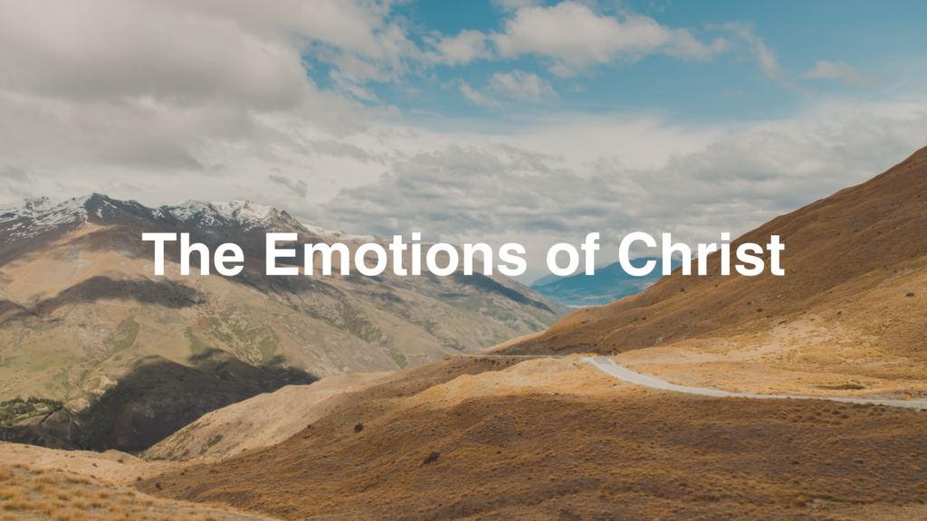 The Emotions of Christ