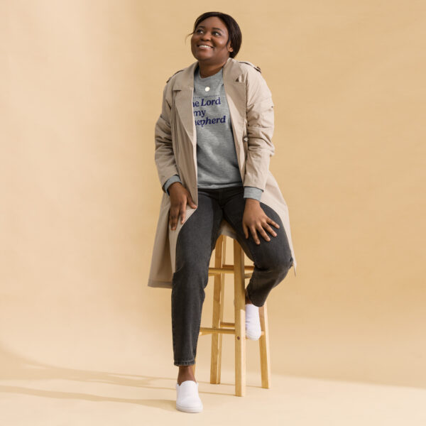 The Lord is My Shepherd Embroidered Sweatshirt